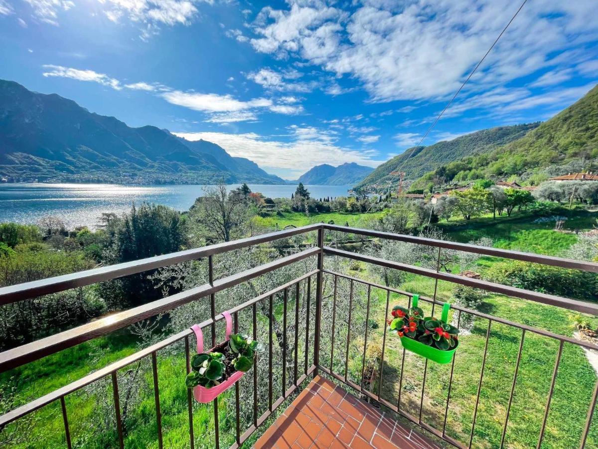 Appartamento Tivano Balcone Con Vista Lago ベッラージョ エクステリア 写真